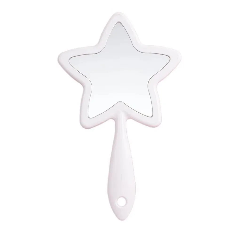 New Single-sided Handheld Mirror High-definition Portable Make-up Mirror Hanging Hole Wall Mountable Dental Mirrors Gift