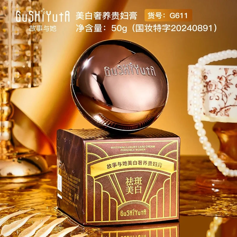 New Lady Face Whitening Cream For Dark Skin Spots Scar Snow White Cream Day Night Face Cream For Skin Whitening Korean Skin