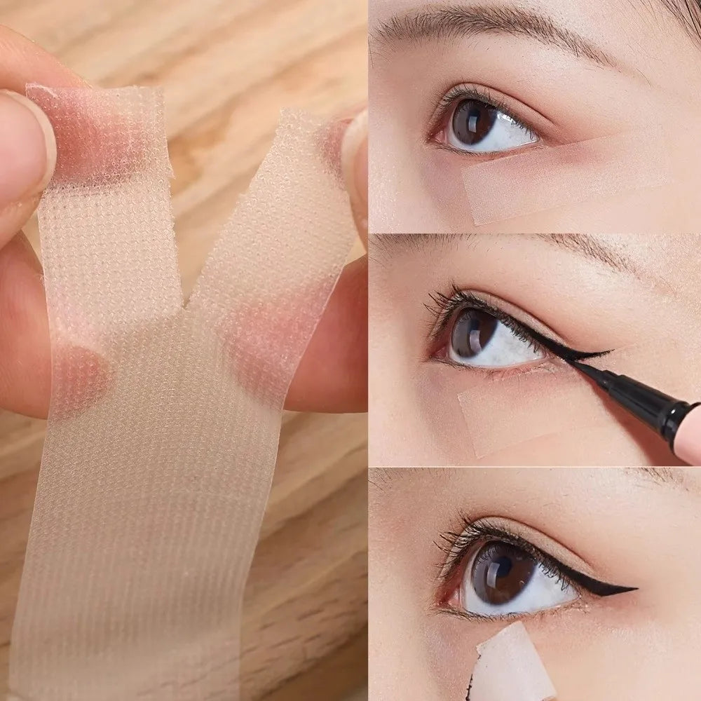 New 8M/Roll PE Facial Tape Professional Lift Wrinkles Doulble Eyelid Tape Transparent Breathable Cosplay Makeup Tape