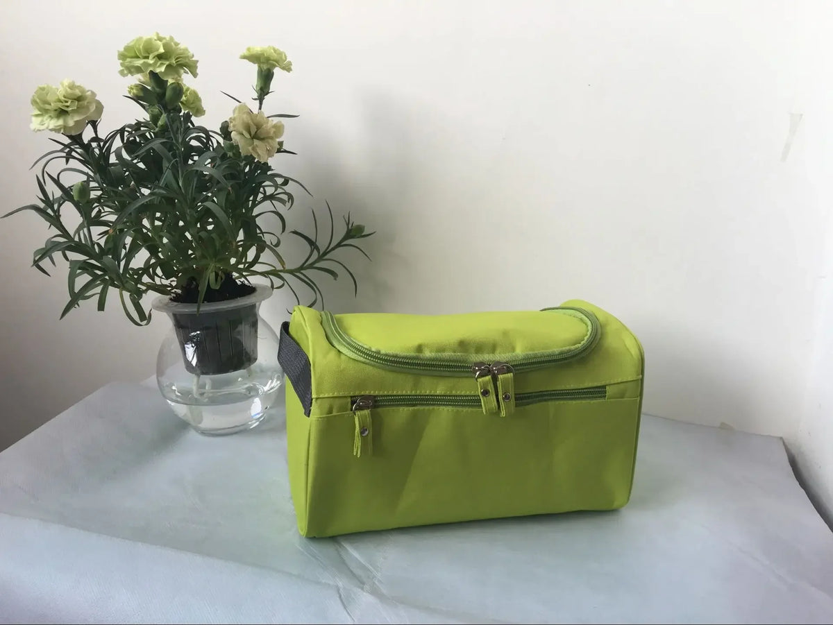 Portable Makeup Bag Unisex Capacity Waterproof Cosmetic Organizer Toiletry Hanging Case Pouch for Women Men Wash Shaving Make Up