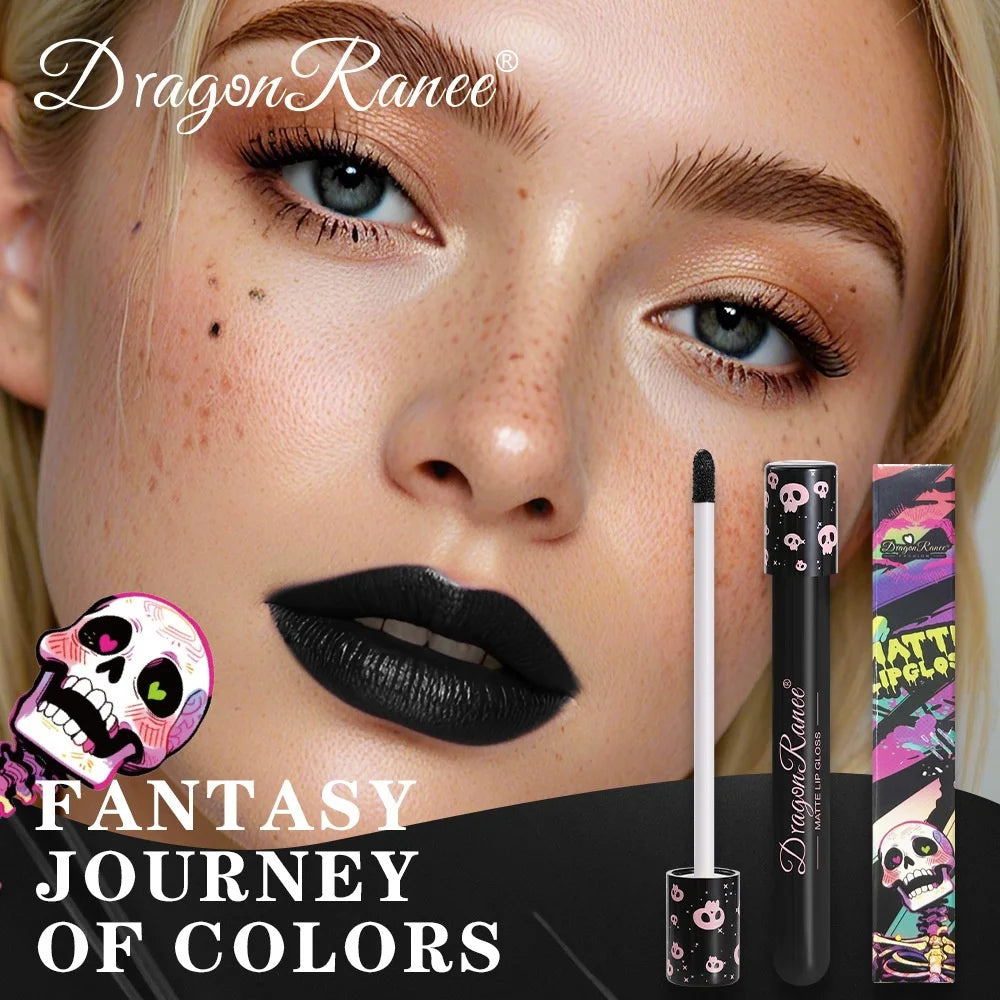 Creative Matte Lip Glaze 12 Shade Collection Vampire Halloween Cosplay Lipstick Waterproof Makeup Set Longwear Beauty  Makeup