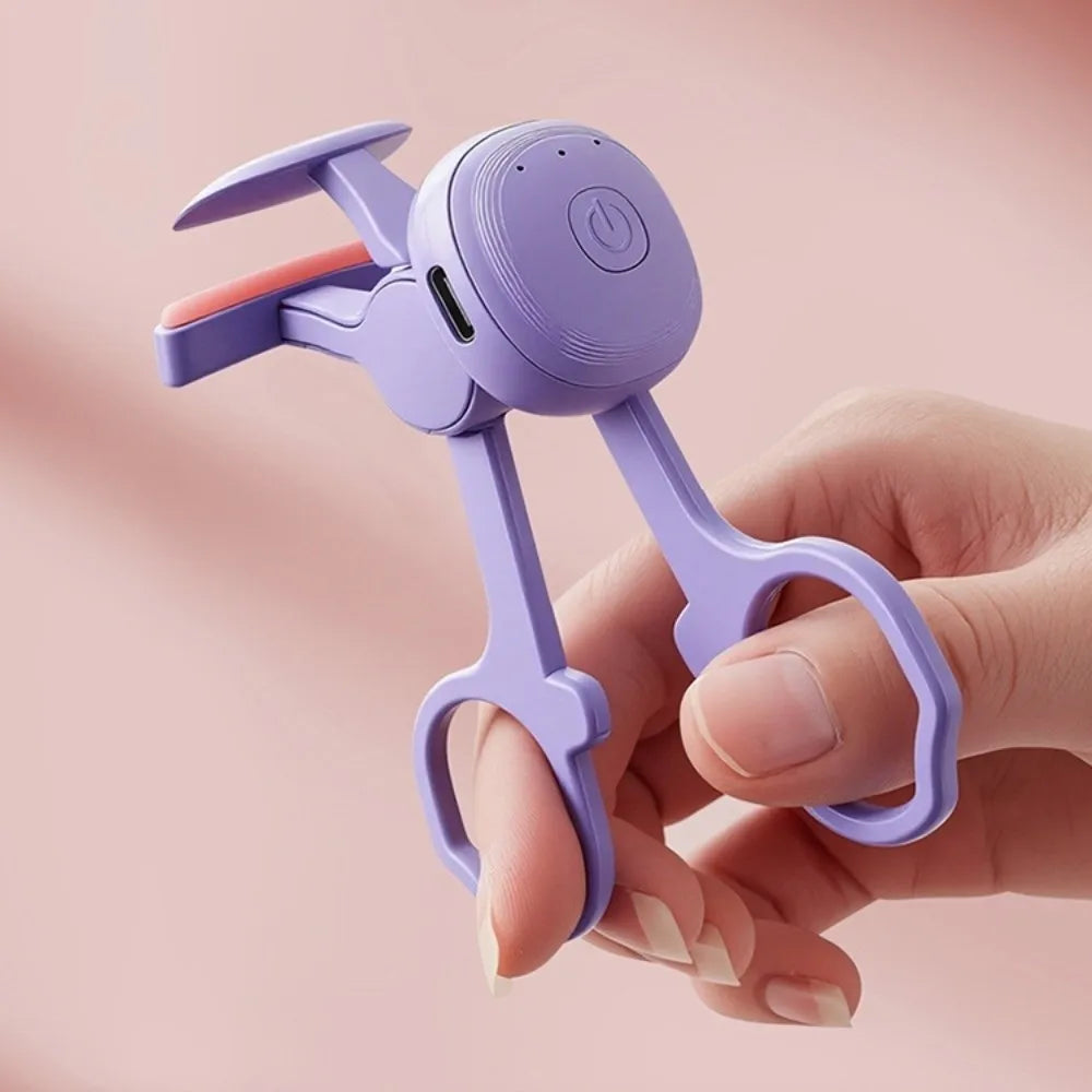 Long Lasting Electric Eyelash Curler Quick Heating Soft Silicone Heated Lash Curler USB Rechargeable Portable Lightweight