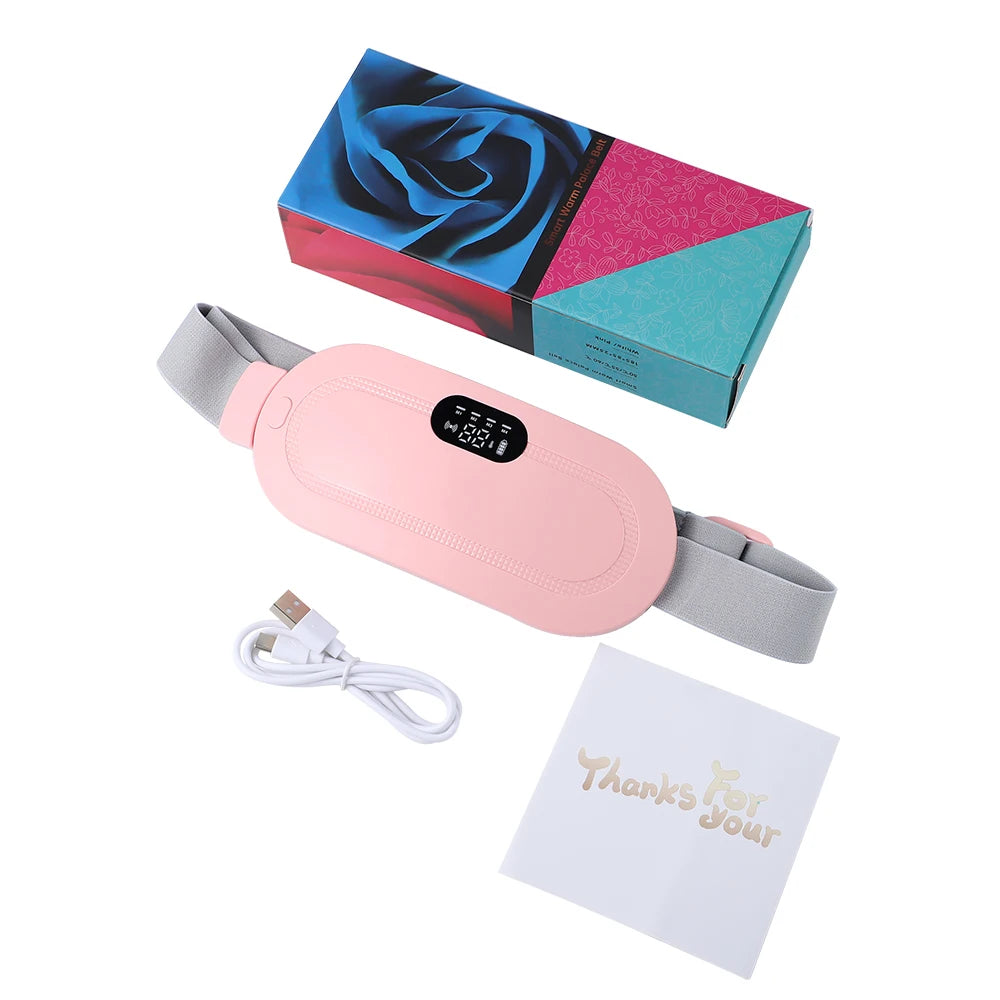 Menstrual Heating Pad Smart Warm Palace Belt for Relieving Waist Pain During Menstruation Heating Abdominal Waist Massage Tools