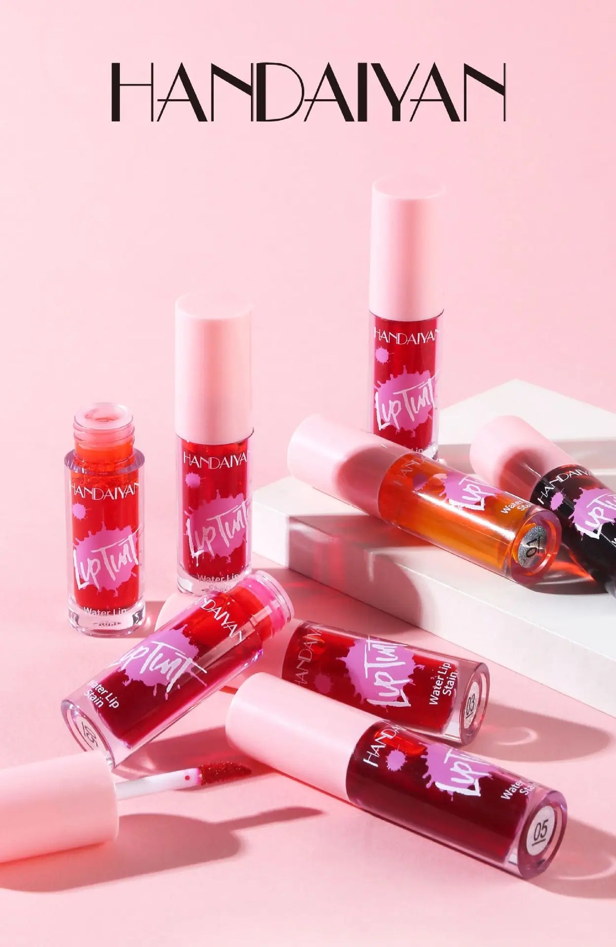 Glossy Multi Use Lip Stain 6 Colors Long Lasting Cheek Tint Moisturizing Blush Makeup Cosmetic Lip Gloss Dye