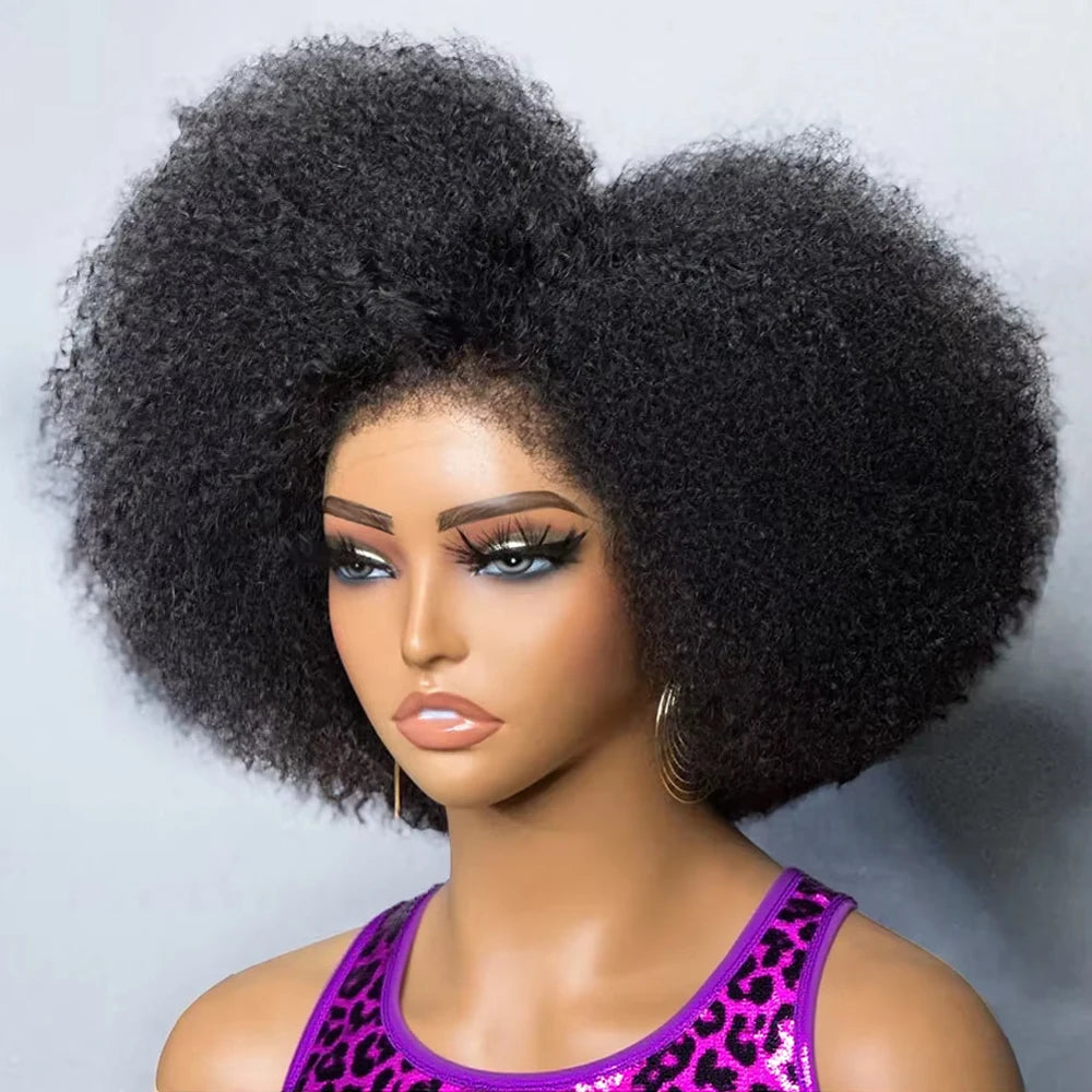 Brazilian Water Curly Lace Front Wig Short Bob Glueless Wigs Human Hair Deep Wave 13X6 Hd Lace Frontal Wig For Women 250 Density
