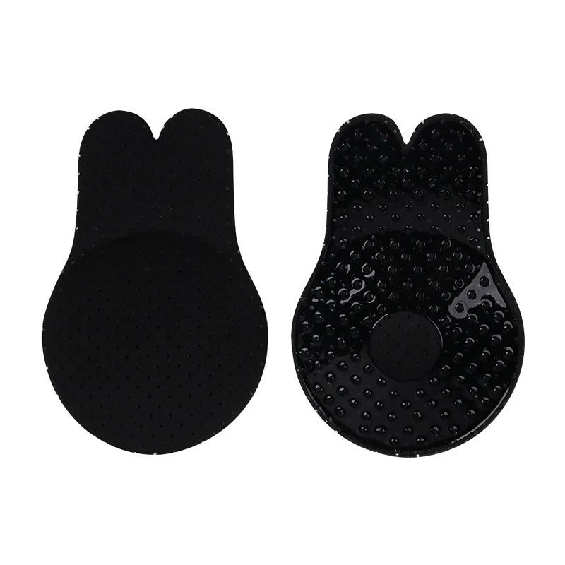 Women Breast Lifting Stickers Push Up Bras Silicone Invisible Chest Strapless Breast Rabbit Lift Up Tape Nipple Cover Bra Pads