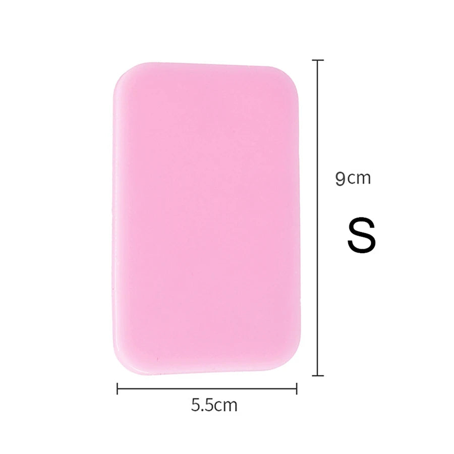 Eyelash Extension Forehead Sticker Silicone Pad Pink Clear Gel Pad Graft Lashes Tray Stand Pallet Pad Holder Makeup Tools