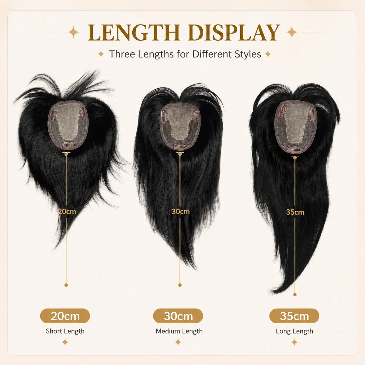 Brazilian Natural T-part Lace Base Hair Toppers for Women with 3D Bangs Clip in Hair Extension Cover Hair Loss Human Hairpiece