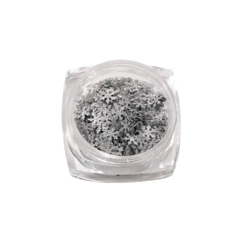 Snowflakes Winter Nail Sequins Sparkling Christmas Flakes Spangles Nail Art Decoration Sticker Tips Nail Charm Manicure Salon