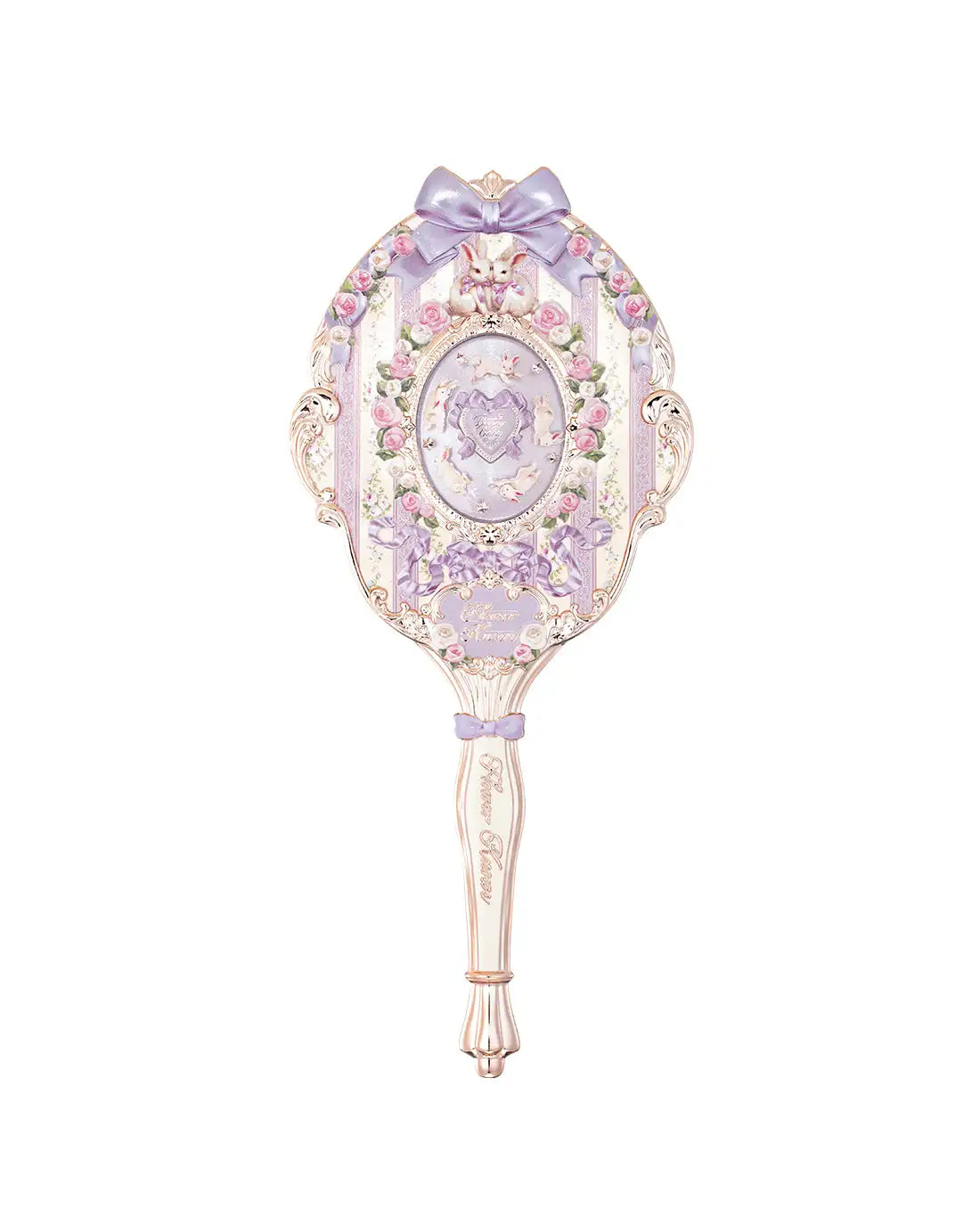Flower Knows Snow Ballet Hand Mirror Fairytale Portable Makeup Mirror,Cute Collectible Cosmetic Mirror for Purse & Travel