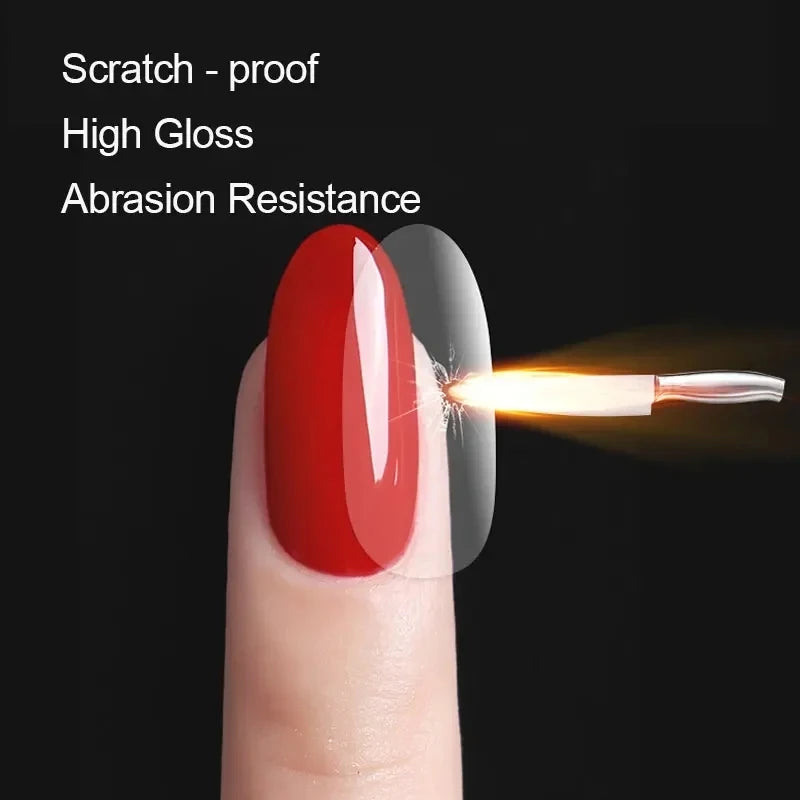 MSHARE 1kg /500g Tpo Free Non Wipe Top Coat Tempered Top Gel Shiny Hard Gel Polish No Sticky Layer Soak Off Refill Big Volume