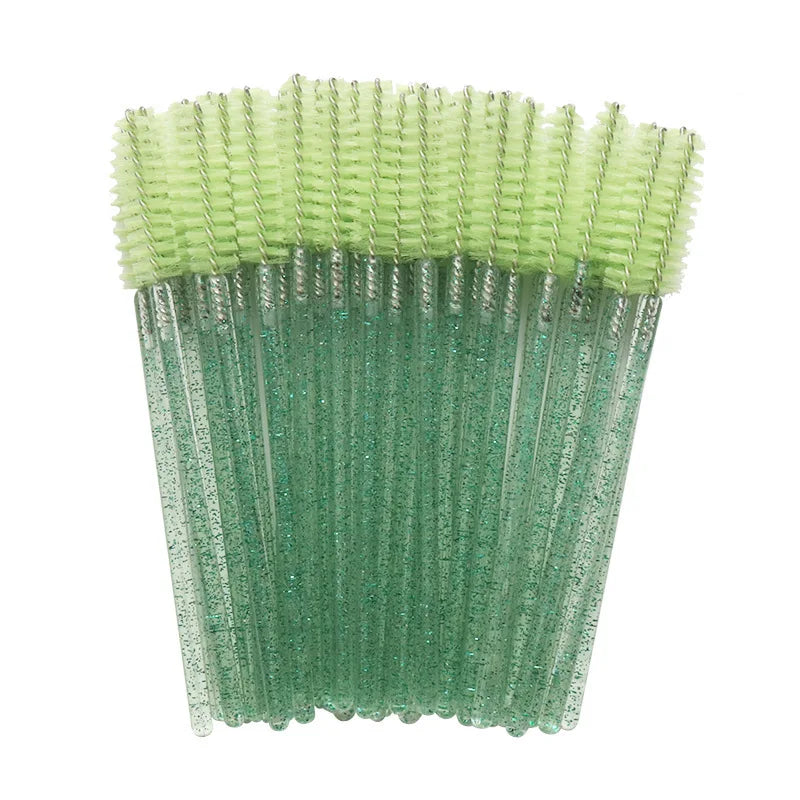 100 Pcs Disposable Eyelash Mascara Brushes for Eye Lashes Extension Eyebrow and Makeup of Makeup Tools