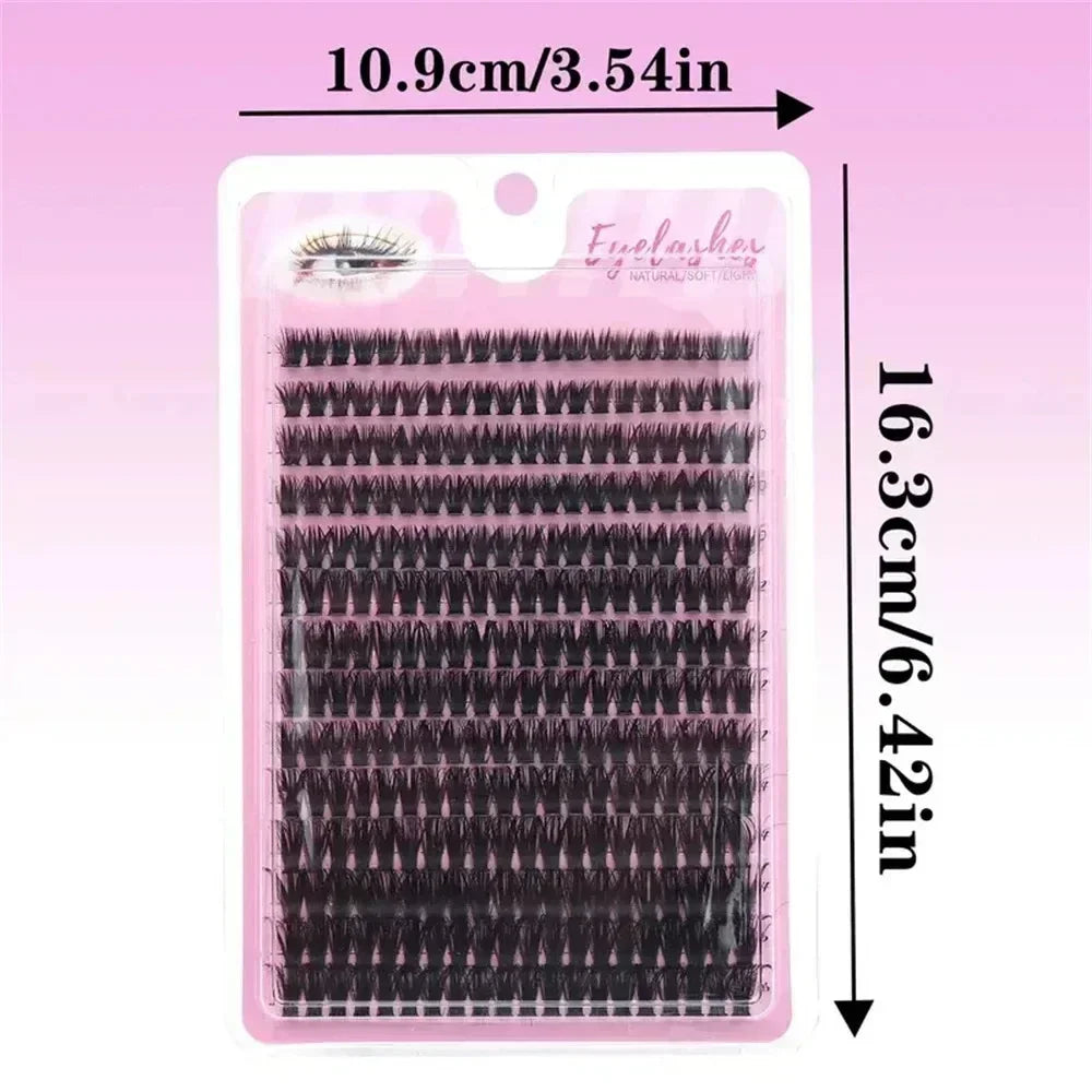 Natural Soft Fluffy False Eyelashes Set Easy to Apply Travel Friendly Ideal Christmas Small Gift for Women Her