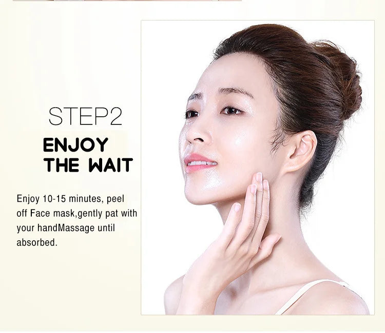 30PCS/Lot BIOAQUA Skin Care Sheet Mask Aloe Olives Pomegranate Seaweed Batch Facial Mask Korean Face Care Green Tea Mask