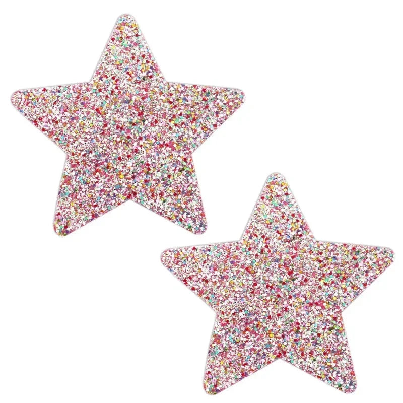 Sexy Nipple Pasties Invisible Disposable Breast Patch Clover Luminous Glitter Breast Lift Tape Chest Stickers Bara Nipple Covers