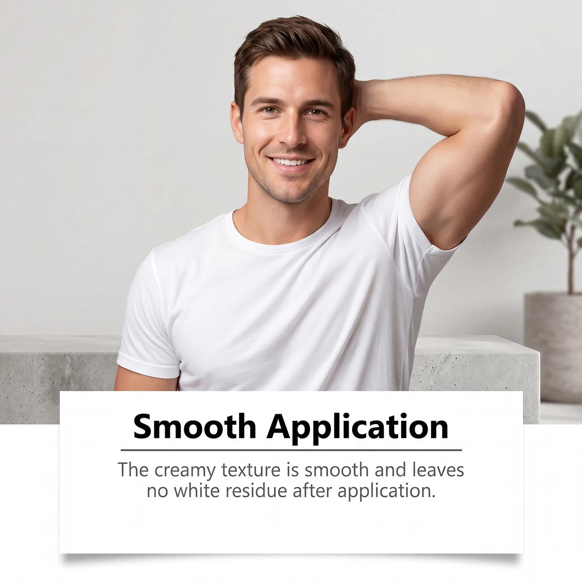 Fresh Fragrant Deodorant Stick for Men, Gentle Formula Odor Protection, Cardamom Papyrus Natural Scent Body Deodorant