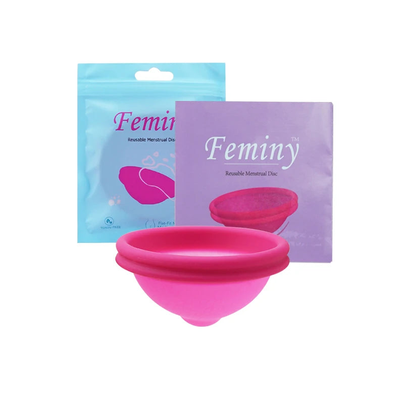 20pcs Women's Menstrual Collector Medical Grade Silicone Certified Menstruation Period Disco Menstrual Monthly Cup Alternative