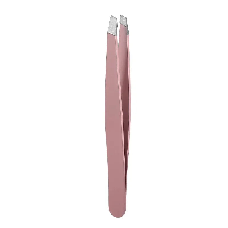 1/4pcs Stainless Steel Tweezers Kit Eyebrow Eyelash Tweezers with Storage Bag Hair Removal Tweezers for Beauty Salon&Home Use