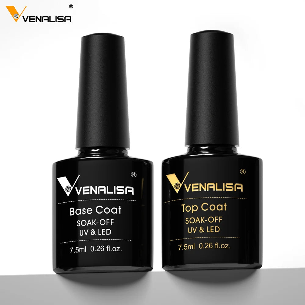 VENALISA 7.5ml Nail Gel Polish VIP4 HEMA Free Semi Permanent Soak off UV LED Nail Gel Varnish Full Coverage Nail Gel Lacquer