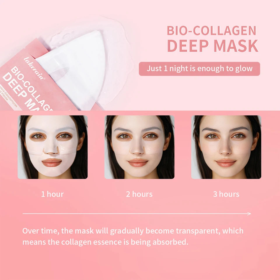 Peel Off Overnight Facial Mask Collagen Jelly Cream Night Wrapping Mask Sheet Mask Hydrating Moisturizing Facial Christmas Gift