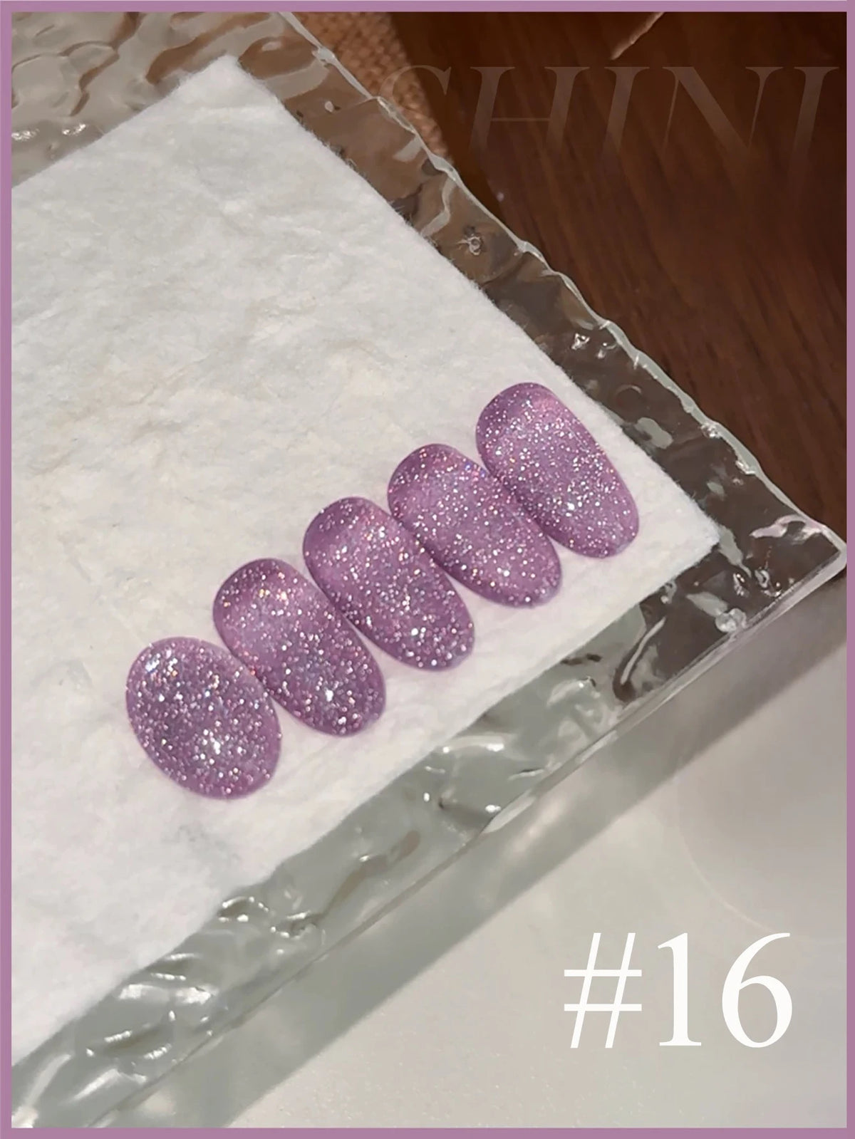 MN 1-9PCS Pink Blue White Green Color Series Gel Nail Polish With Strobe Glitter Brocade Diamond Gel Polish