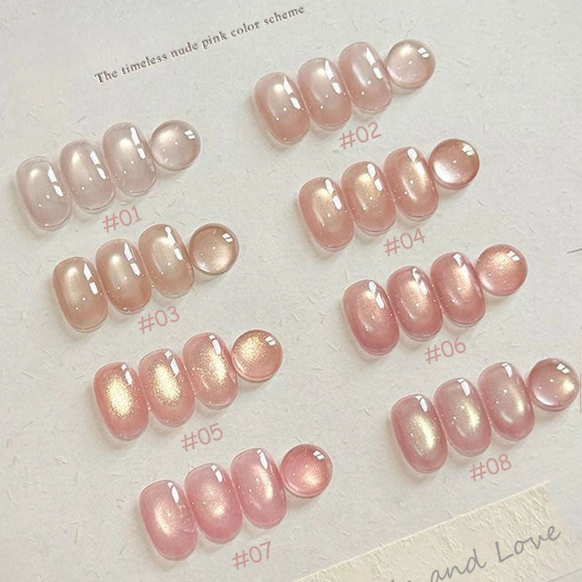 WS 10ml Light Flow Cat Magnetic Gel Nail Polish for Whitening in Autumn And Winter Semi Permanent Gel Manicure DIY Nail Art