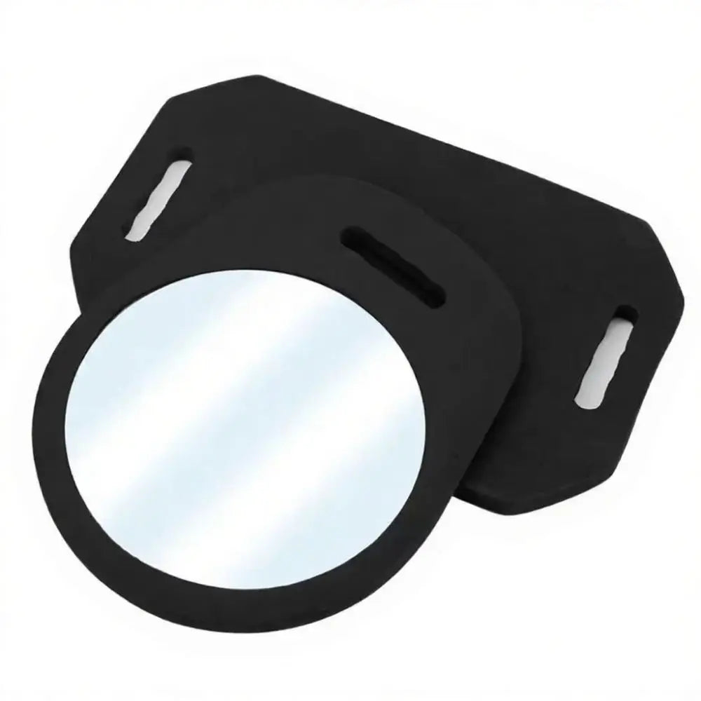 Hairdresser Handheld Foam Mirror Salon Barber Styling Square Round Mirror Portable Lightweight Makeup Back Mirror