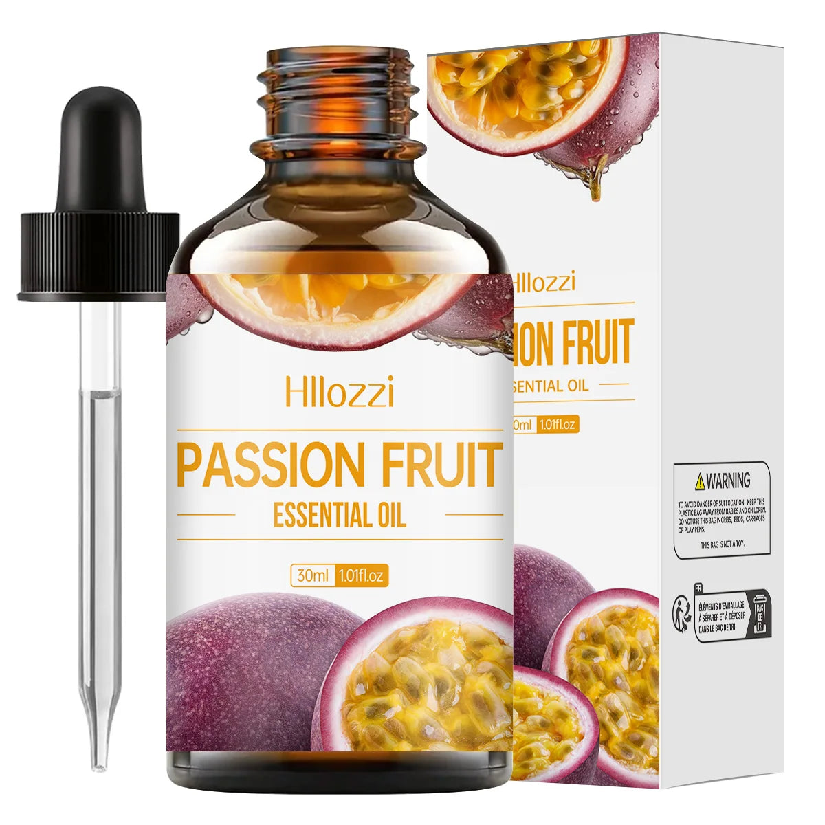 30ml Passion Fruit Essential Oil Skin Brightening, Hydrating, Hair Repair, Aromatherapy Humidifier Soap Multi-purpose Essential