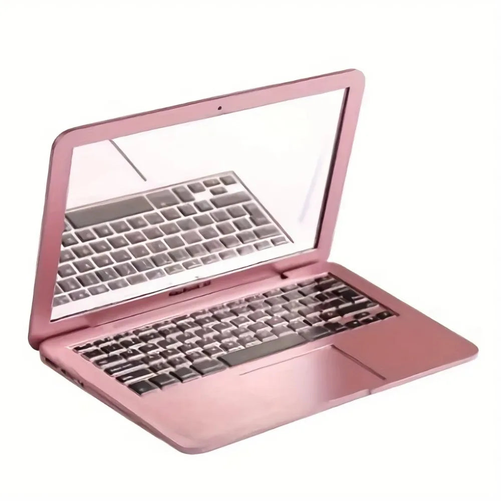 Creative Portable Mini Computer Mirror High Quality Foldable Makeup Mirror Laptop Shape Pocket Mirror Beauty