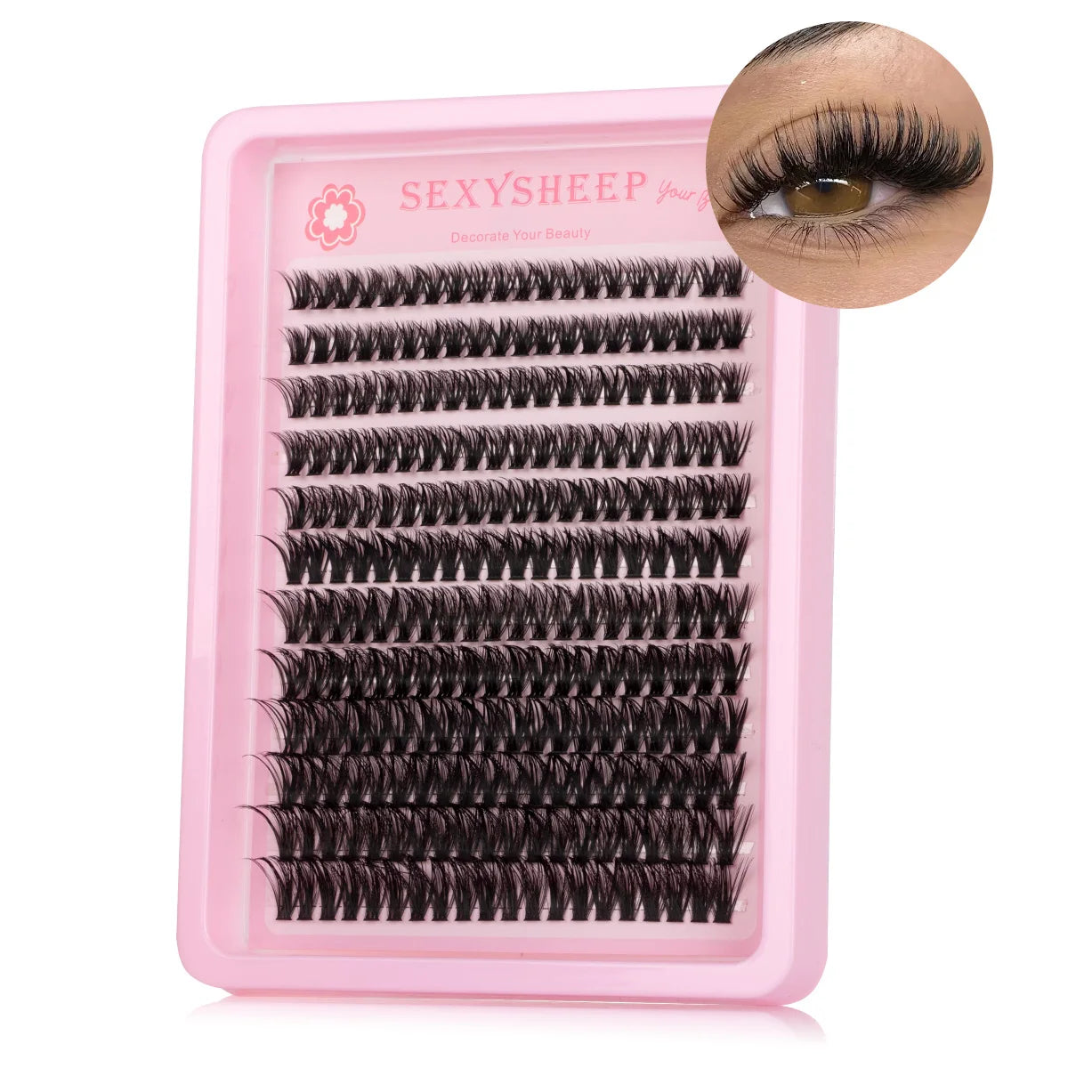 DIY Lash Clusters Wispy Eyelash Extensions Eyelashes Clusters with Lower Lashes Reusable Halloween Christmas Makeup