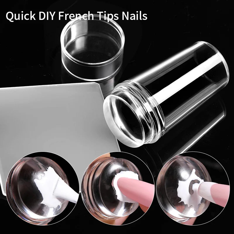 BORN PRETTY 10ml Stamping Nail Polish Set Gold Silver Black White Color Nail Printing Polish DIY for Nail Plate Design Varnish