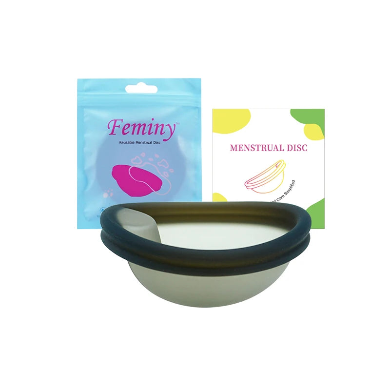 10pcs Flat Menstrual Cups Medical Silicone Period Disk Menstruation Collector Menstrual Disc Reusable Disco Femenino