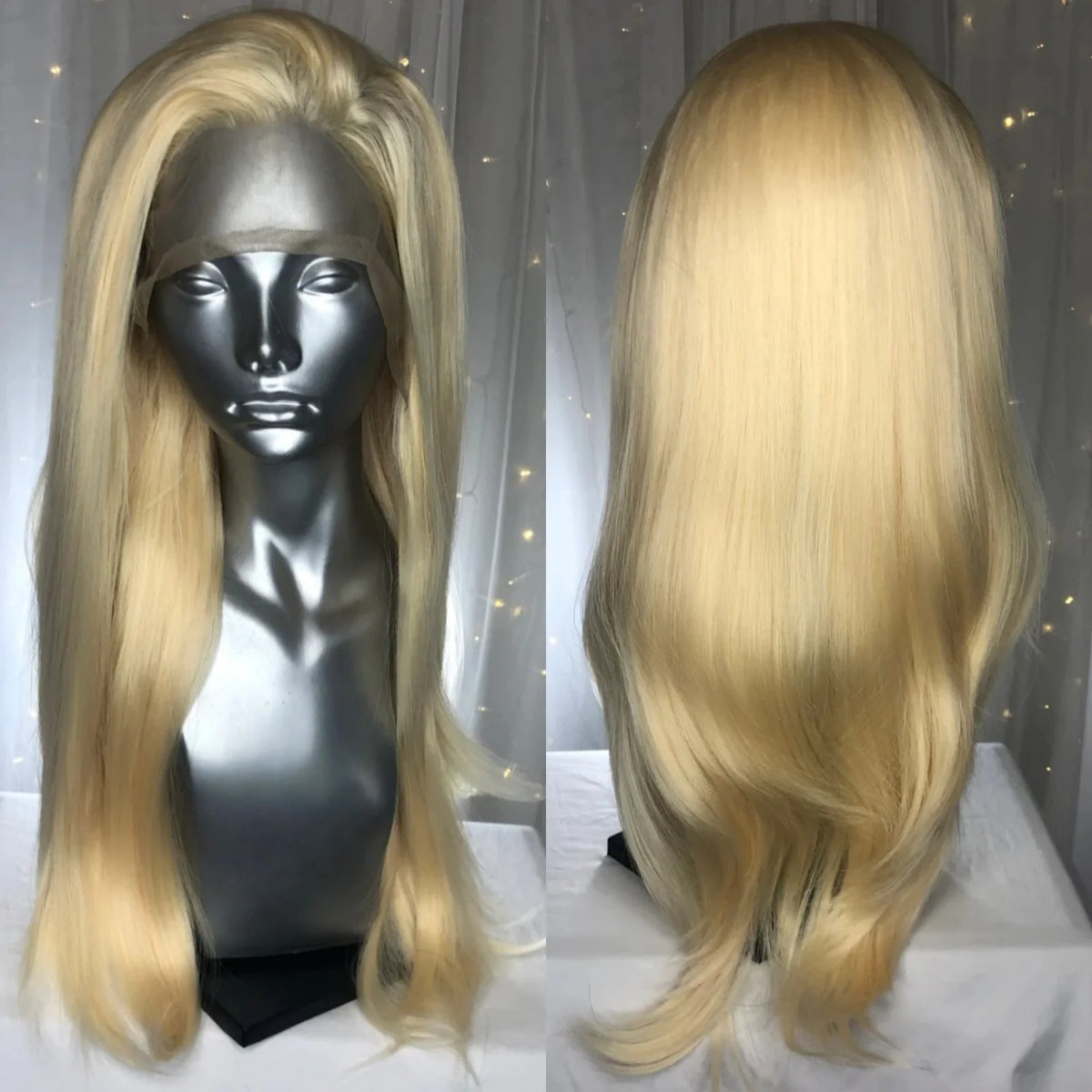 Long Wavy Dark Brown Synthetic Lace Front Wigs for Women Free Part Layered Cut Natural Wave Brunette Colored 13X4 Wigs Daily Use