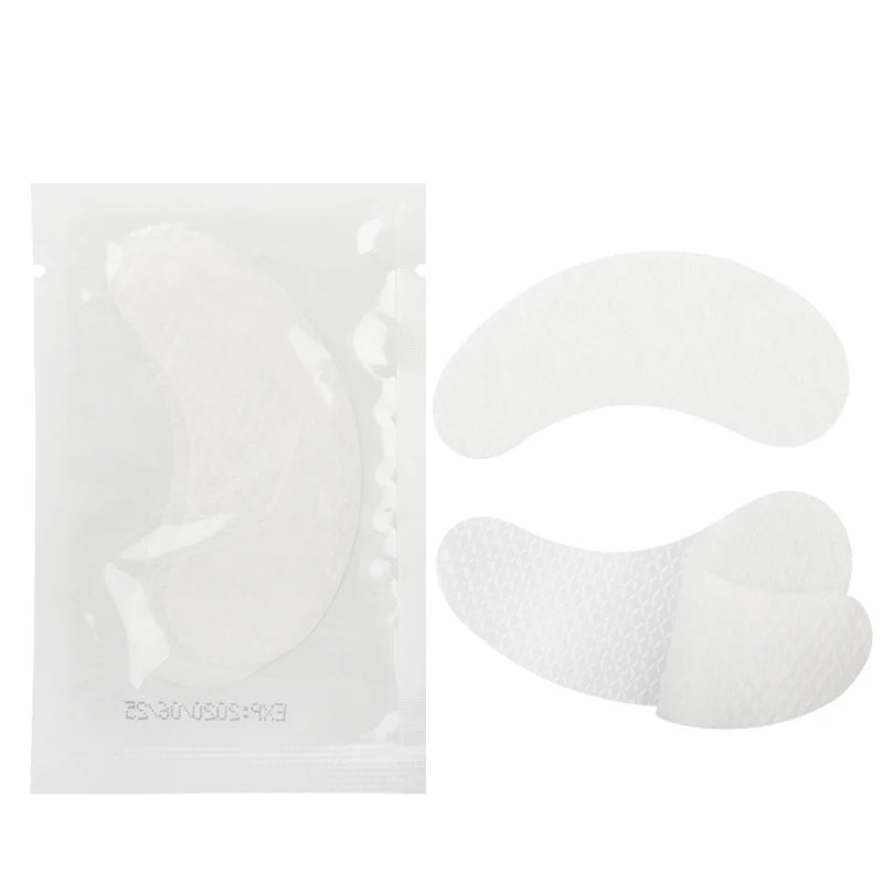 50 Pairs Mix Color Eye Patches Hydrogel Eye Pad Paper Sticker Lash Protector Cushion For Eyelash Extension Supplies Makeup Tool