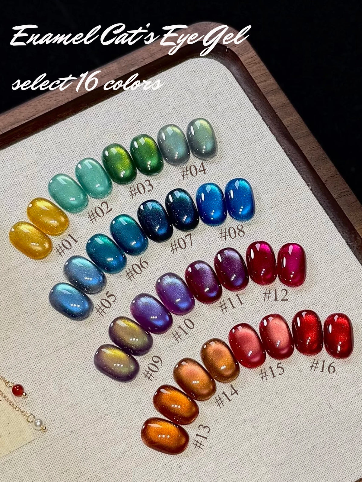 WS 10ML 6 Colors Shine Red Winter Christmas Cat Magnetic Gel Nail Polish Sparkling Glitter Semi Permanent Soak Off UV Gel