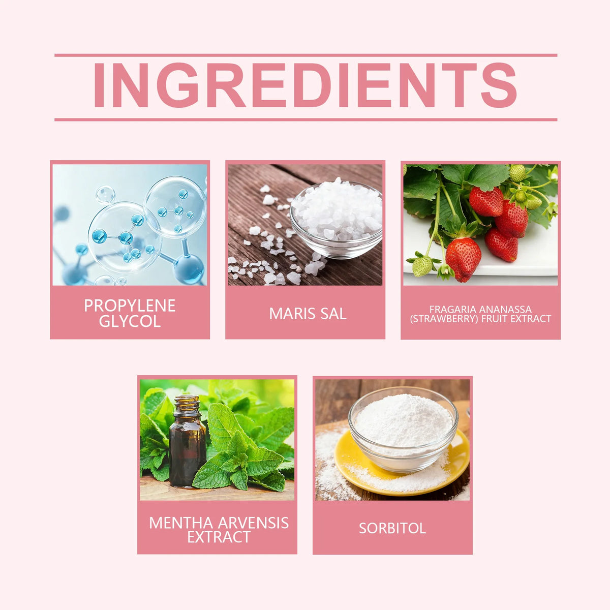 Strawberry Mint Lip Exfoliator Sea Salt Scrub Gentle Polishing For Chapped Peeling Lips Smoothing Lip Prep Before Lipstick