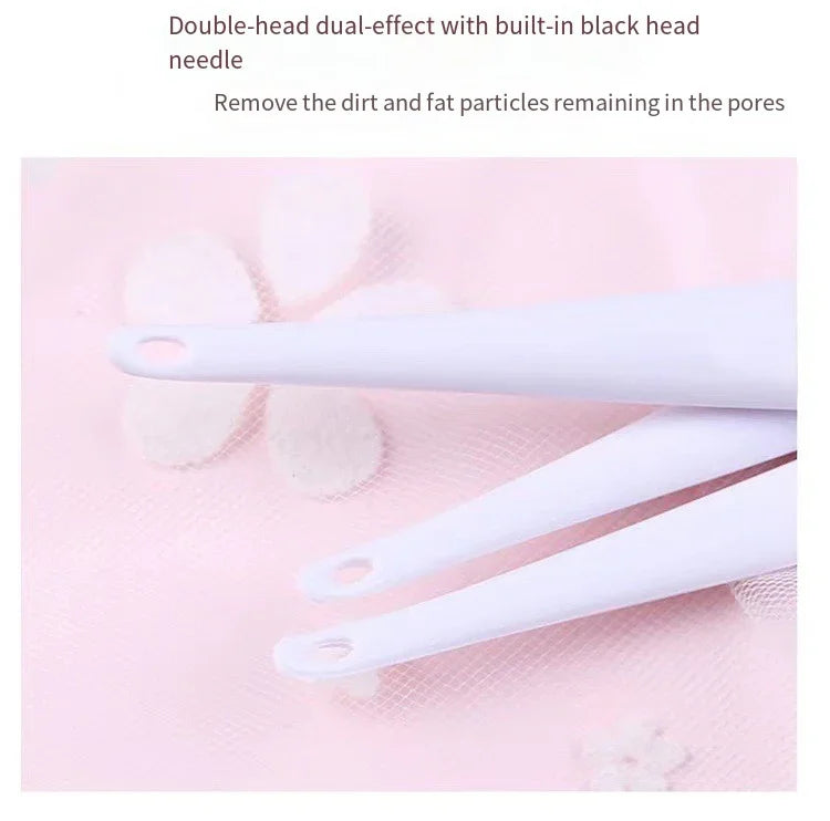 1-5pcs Skin Care Lip Exfoliating Facial Cleansing Face Scrub Nose Brush Blackhead Remove Silicone Double-Sided Skin Care Tool