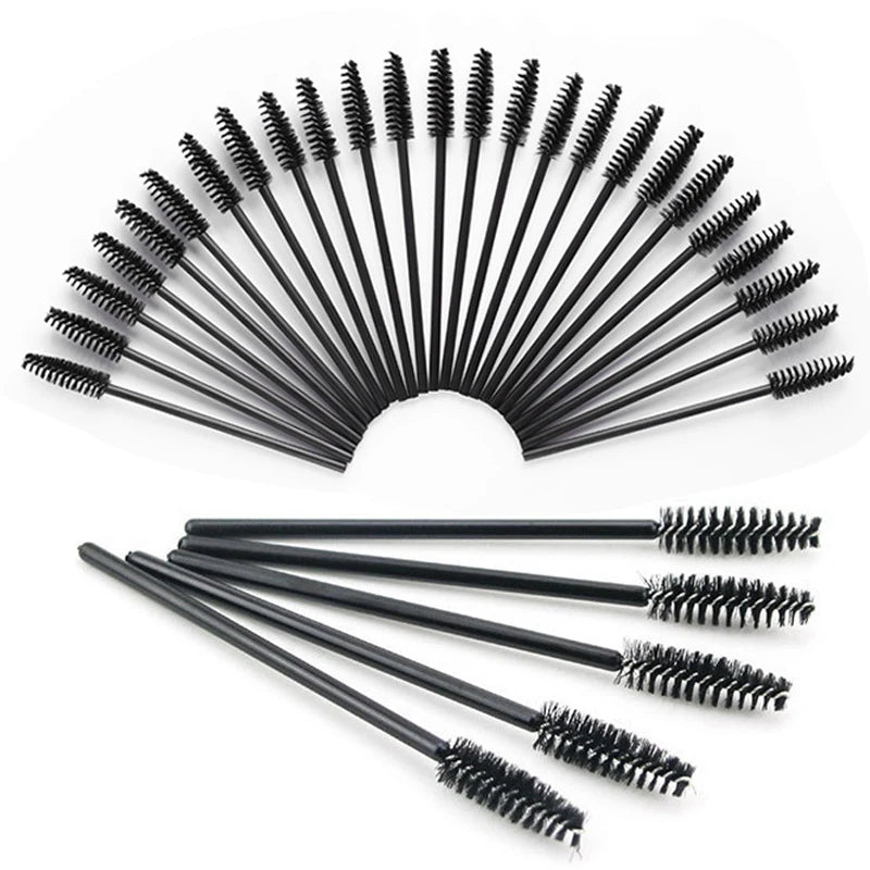 500/1000pcs Eyelash Brush Applicator Lash Mascara Wands Brushes For Eyelash Extension Eyebrow Spoolies Beauty Tools