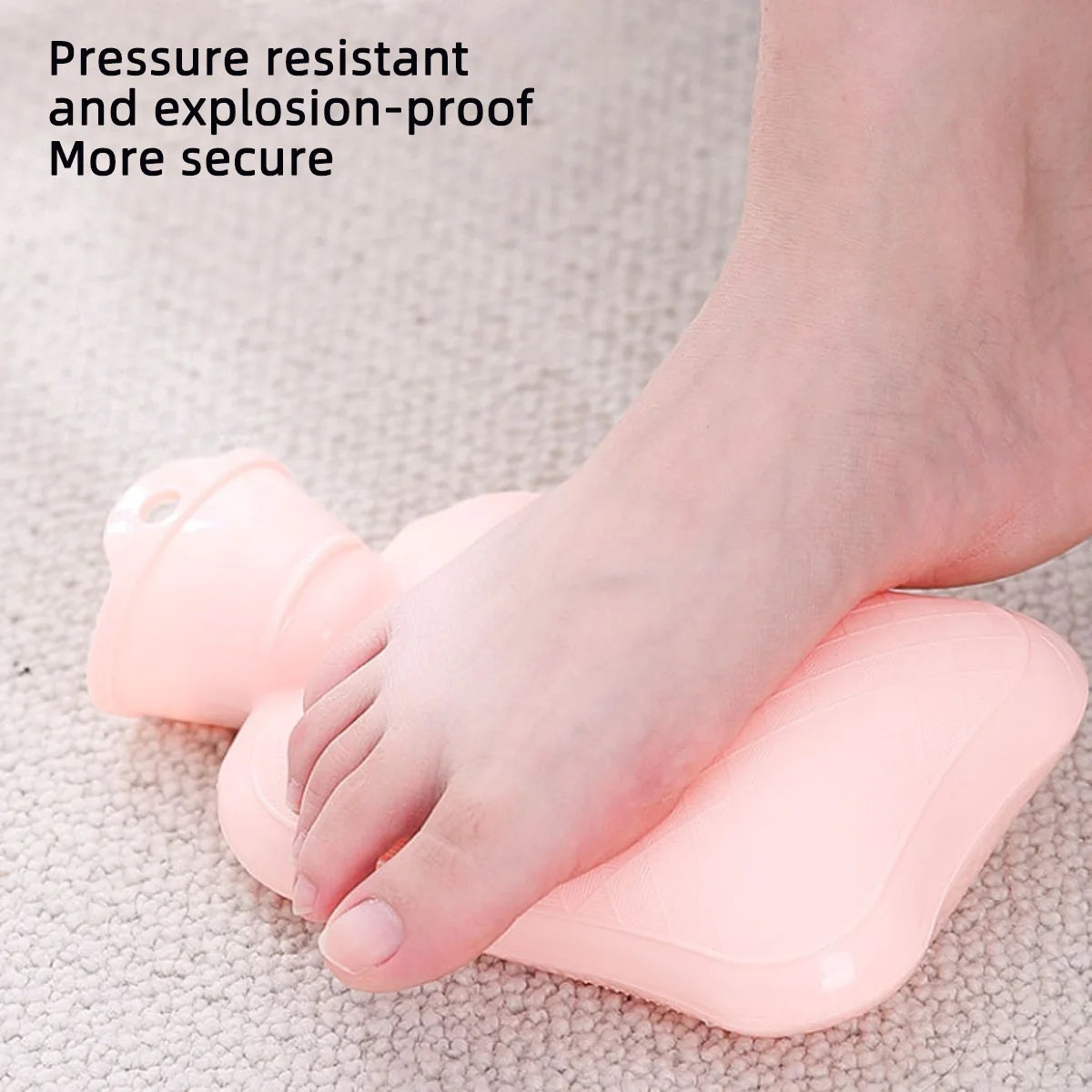 Thickened explosion-proof hot water bag hand warmer hot compress stomach warmer foot warmer imitation rabbit velvet water warmer