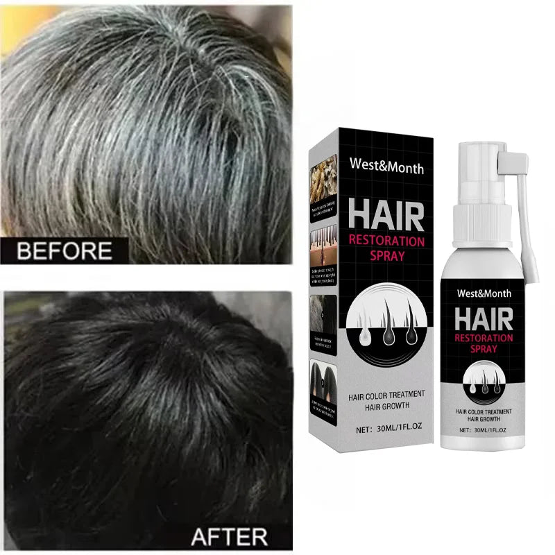 White To Black Gray White Hair Serum Natural Color Repair Nourishessence Anti-gray Care For Men Women *5&JI^