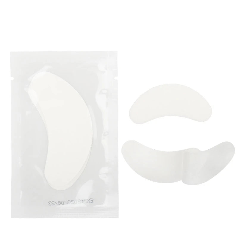 50 Pairs Mix Color Eye Patches Hydrogel Eye Pad Paper Sticker Lash Protector Cushion For Eyelash Extension Supplies Makeup Tool