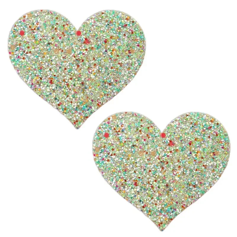 Sexy Nipple Pasties Invisible Disposable Breast Patch Clover Luminous Glitter Breast Lift Tape Chest Stickers Bara Nipple Covers