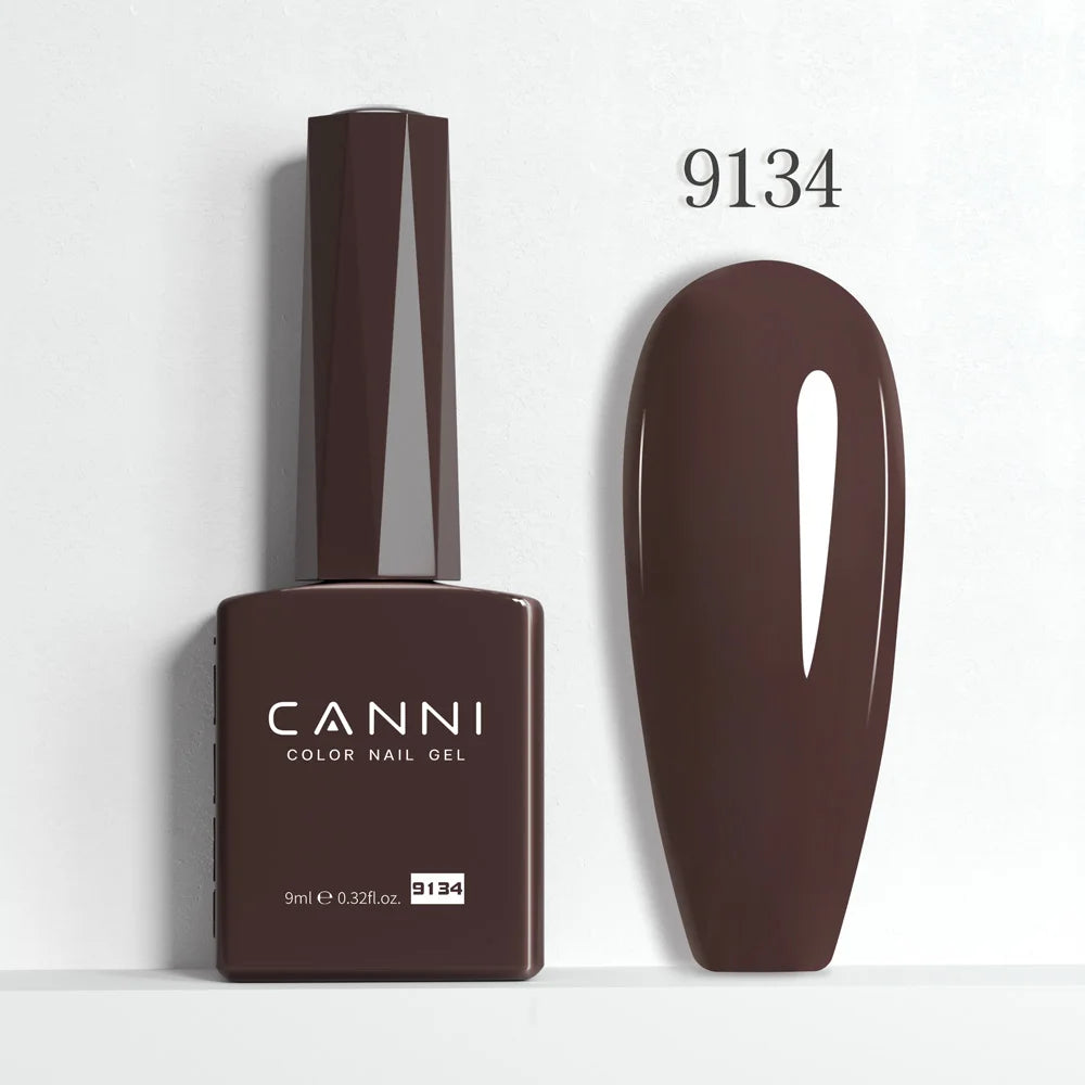 CANNI Christmas Color Gel Polish 9ml Hema Free TPO Free Nail Gel Polish Winter Colors Semi Permanent Gel Super Texture Brush