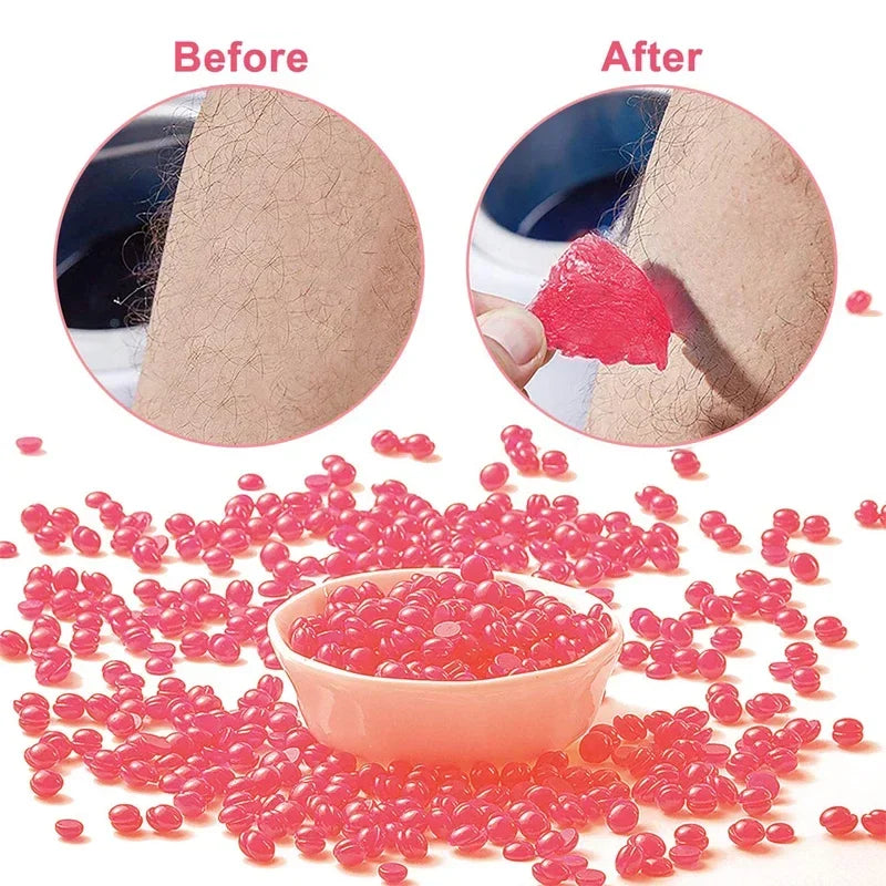 2026 1000g/500g/50g Wax Beans for Hair Removal Fast Painless Body Bikini Wax for Heater Machine Use in Beauty Salons And Home