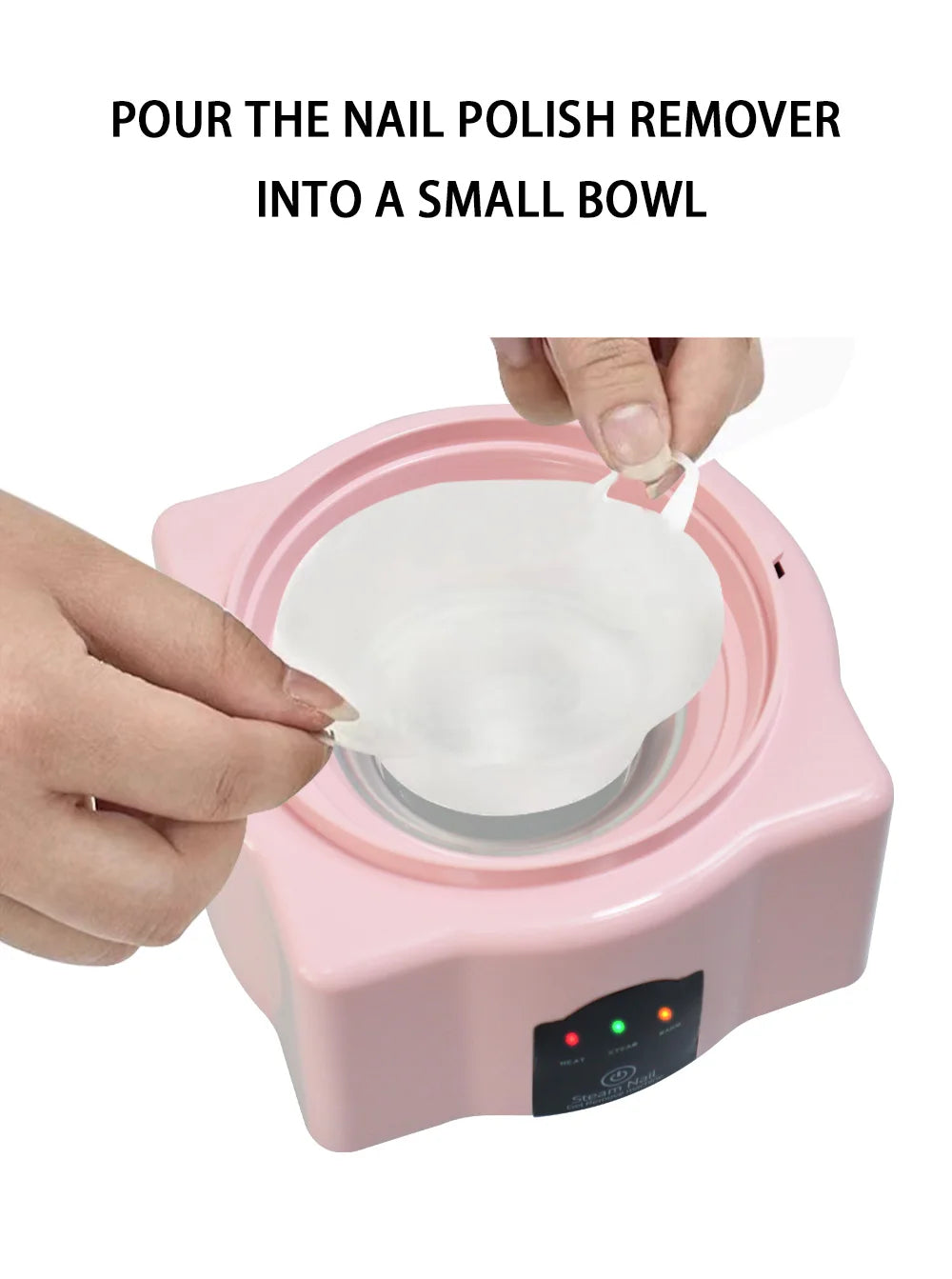 Electric Steam Gel Nail Remover Upgraded Acrylic Nail Polish Removal Box Nail Polish Beauty Salon Machine for Nail Gel Polish
