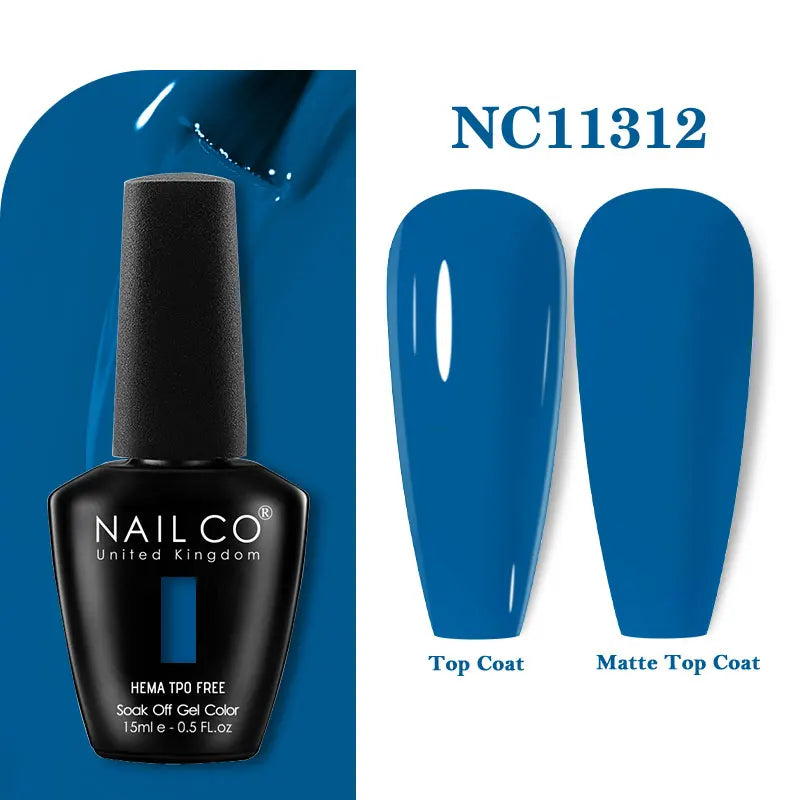 NAILCO 15ml TPO-Free Nail Gel Polish Vernis Semi Permanent Nails Art Manicure Design Hybrid Remover Gel Top Coat Ongle Gel UV