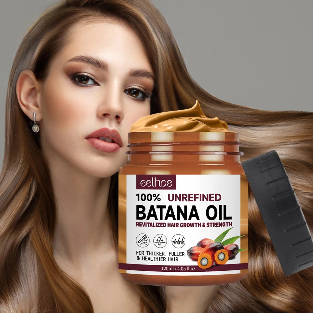 Batana Oil Natural Scalp Nourishing Balm Strengthen Weak Hair Boost Thicker Fuller Healthier Hair Daily Home Hair Treatment
