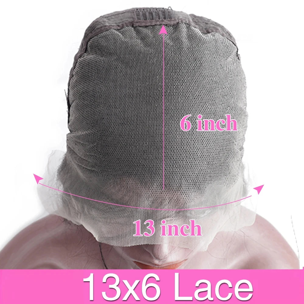 13x6 HD Transparent Lace Front Wigs 5x5 13x4 Body Wave Lace Frontal Wig  40 Inch Brazilian Preplucked Human Hair 200% Density