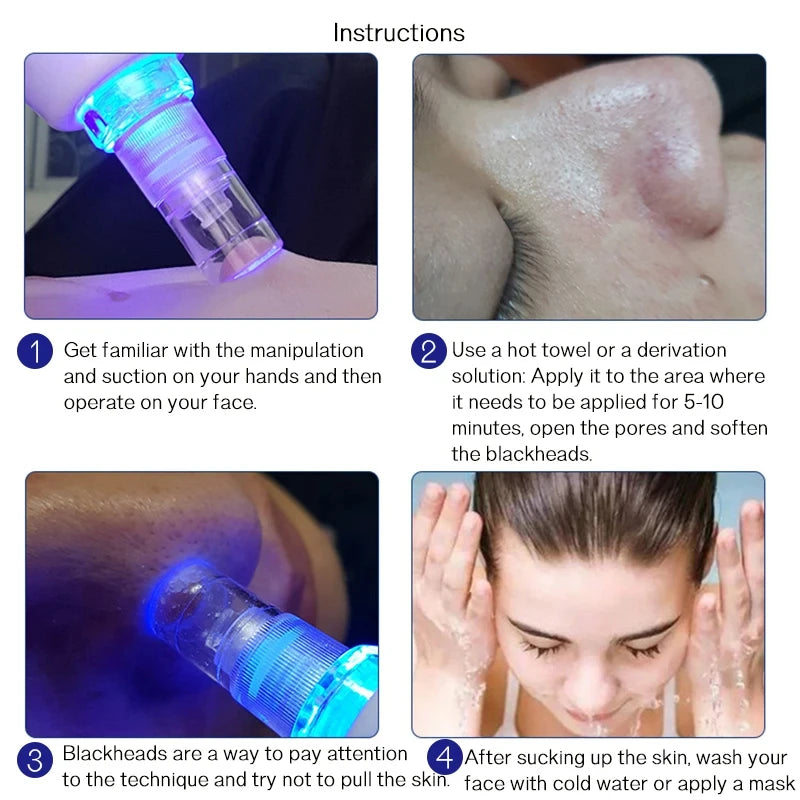 Diamond Dermabrasion Peeling Blackhead Acne Pore Remove Facial Skin Care Beauty Machine Home Vacuum Face   Beauty Equipment