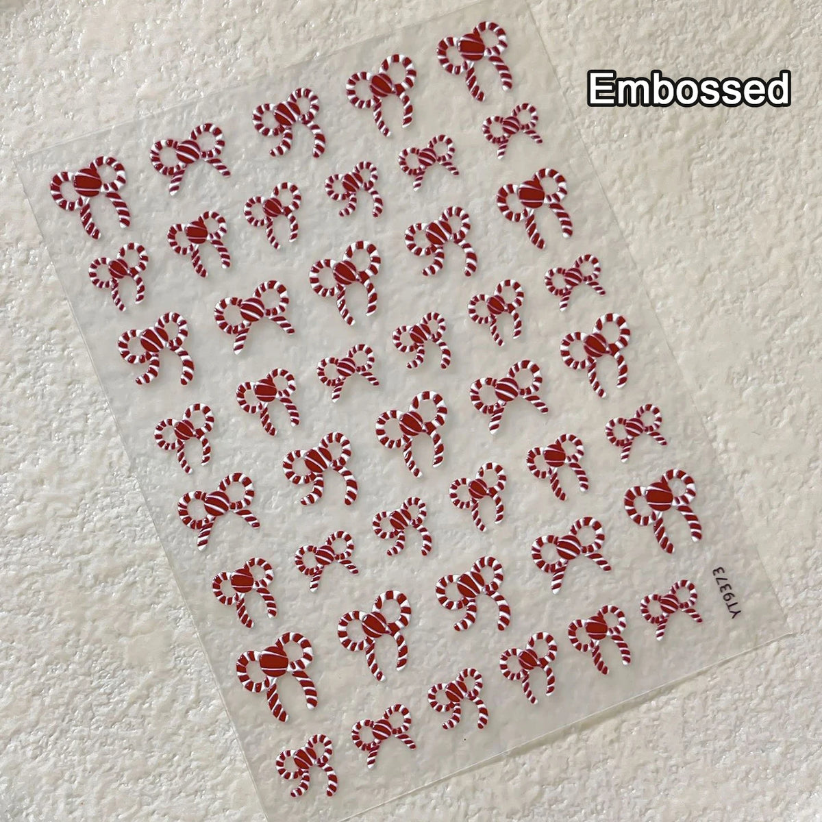 Christmas Wreath Snowman Xmas Tree Bowknot Snowflakes Gingerbread Man Bear Star Bell Apple Nail Art Charms Stickers Phone Decals